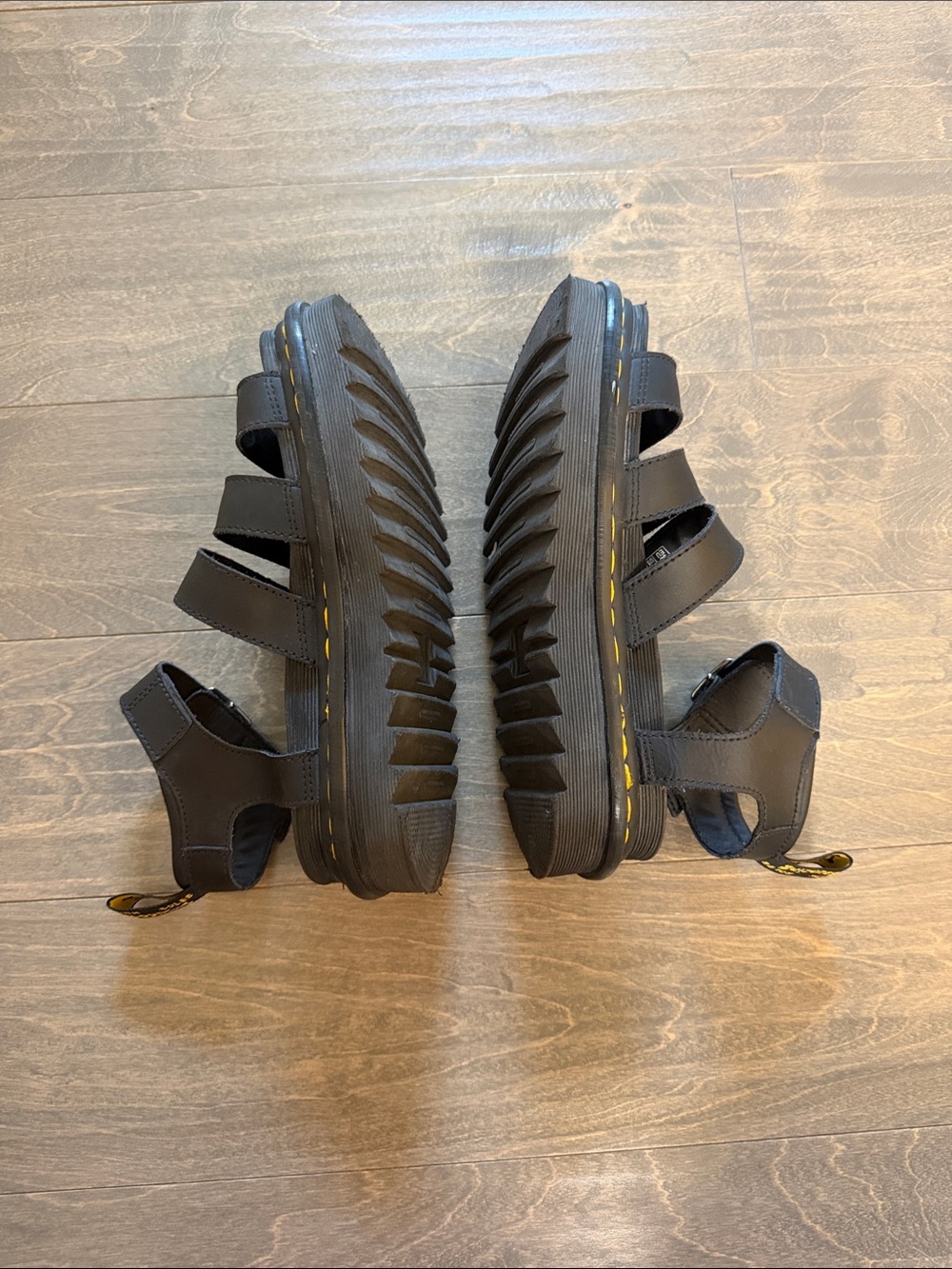 Dr. Martens Women’s Black Leather Strappy Sandals - Picture 6 of 6